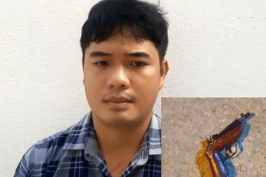 Tên cướp có súng sa lưới sau 30 phút gây án