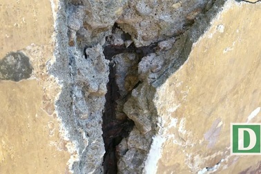 Trường THPT Lý Sơn (huyện Lý Sơn, tỉnh Quảng Ngãi) xuống cấp nghiêm trọng