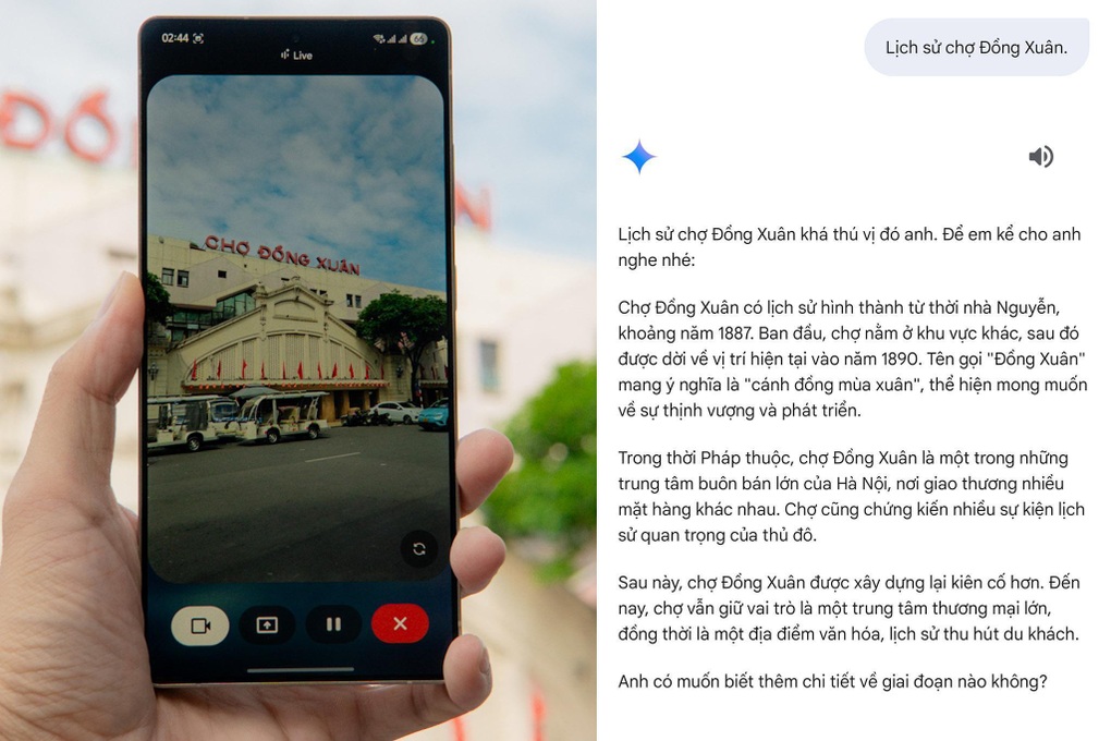 Trải nghiệm khám phá Hà Nội bằng Gemini Live trên Galaxy S25 Series - 1 Trải nghiệm khám phá Hà Nội bằng Gemini Live trên Galaxy S25 Series - 1