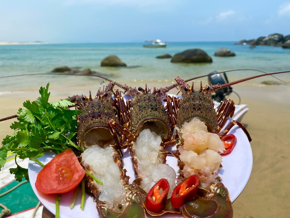 Bắt cá dưới đáy biển, ăn hải sản tươi sống ngay tại chỗ ở Đề Gi - 13 Bắt cá dưới đáy biển, ăn hải sản tươi sống ngay tại chỗ ở Đề Gi - 13