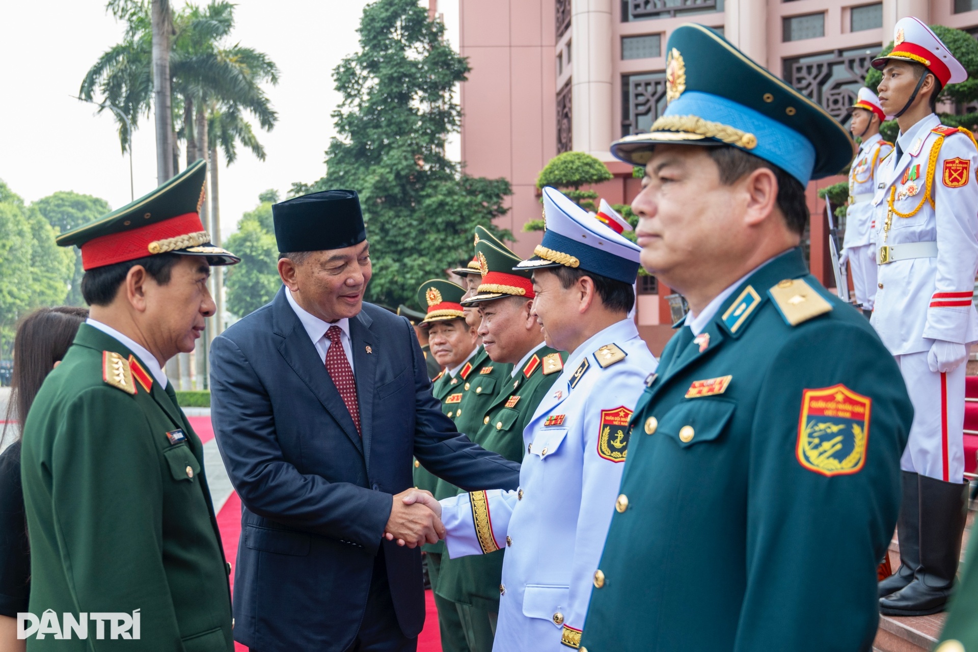 Đại tướng Phan Văn Giang chủ trì lễ đón Bộ trưởng Bộ Quốc phòng Indonesia - 7 Đại tướng Phan Văn Giang chủ trì lễ đón Bộ trưởng Bộ Quốc phòng Indonesia - 7