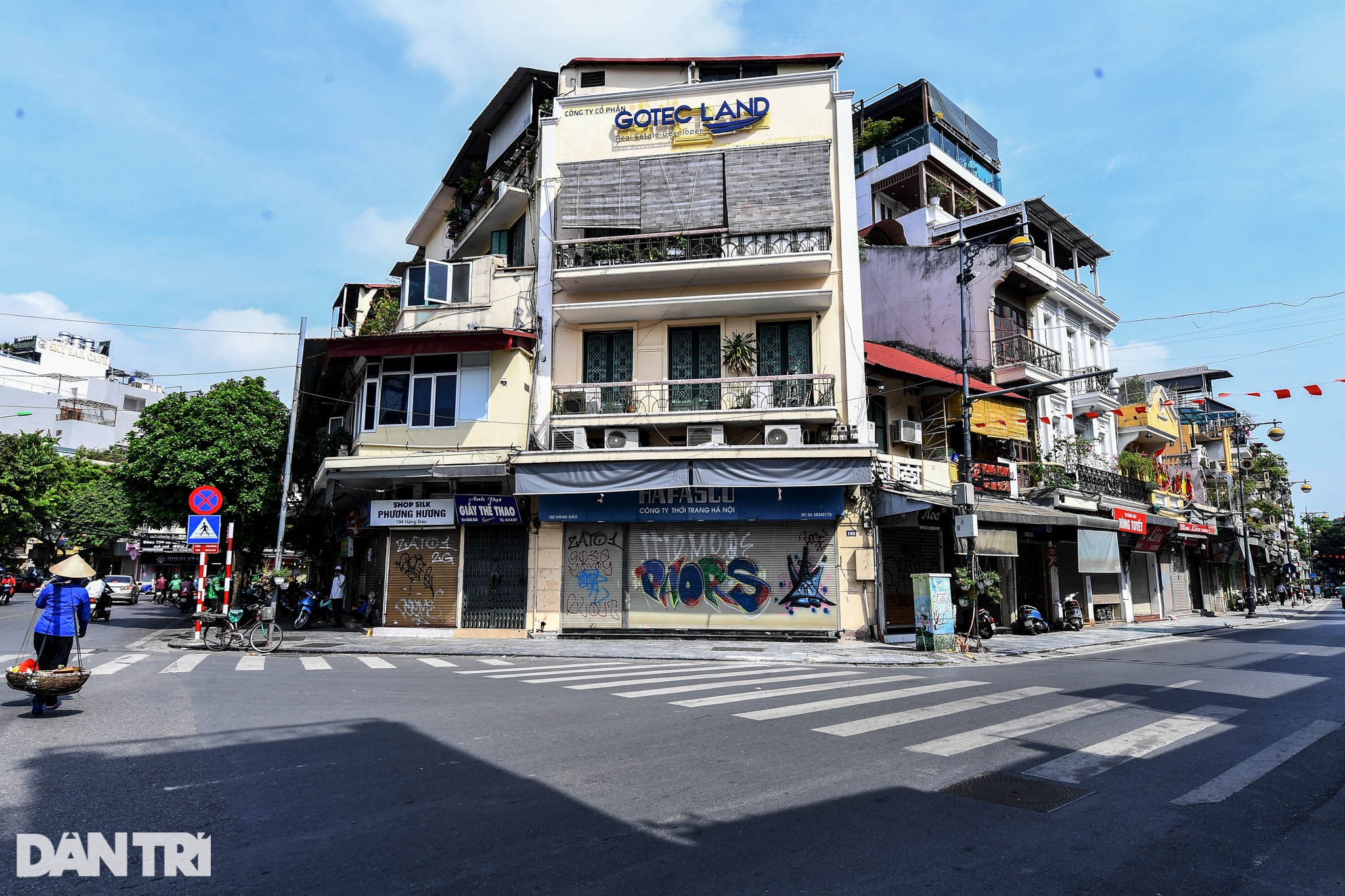 Hình ảnh đường phố Hà Nội ngày đầu thực hiện Công điện 15 - 9 Hình ảnh đường phố Hà Nội ngày đầu thực hiện Công điện 15 - 9