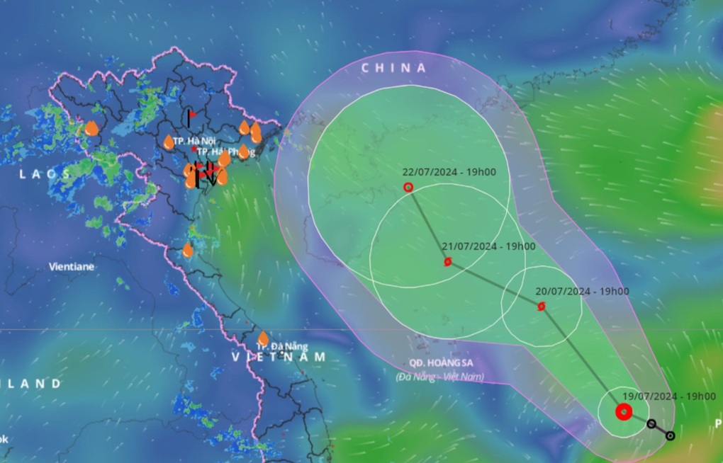Biển Đông sắp hứng bão, mưa lớn khắp cả nước - 1