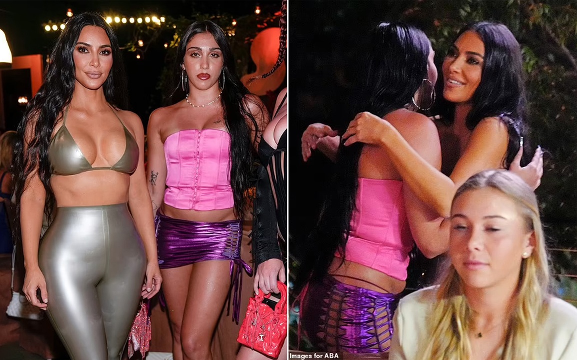 La hija de Madonna de repente apareció sexy con Kim Kardashian - 1