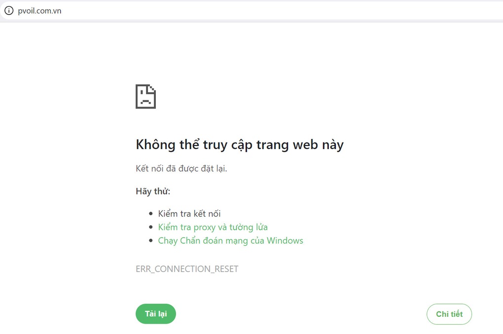 PV Oil bị tin tặc tấn công hệ thống thông tin - 1 PV Oil bị tin tặc tấn công hệ thống thông tin - 1