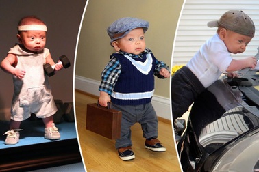 Phát sốt với bộ ảnh của bố chụp cho “cậu con trai mạnh mẽ”