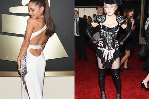 “Mariah Carey 9X” gợi cảm trên thảm đỏ; Madonna ăn vận “lố lăng”