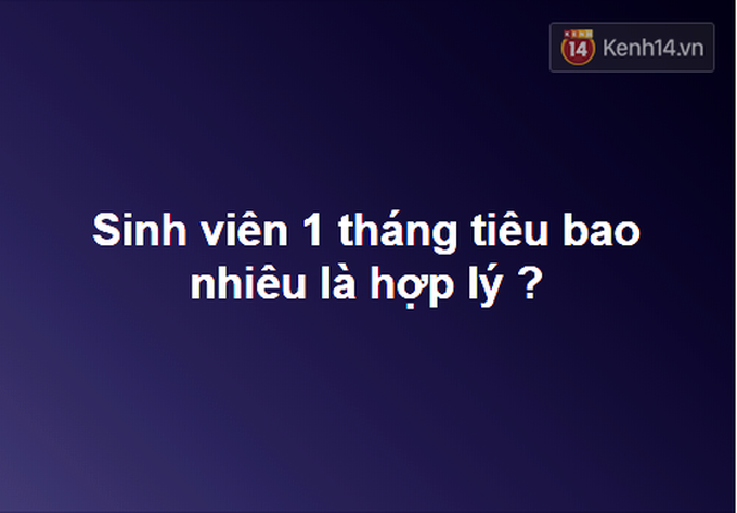 Câu hỏi đau đầu nhất mà chỉ sinh viên mới hiểu: Một tháng chi tiêu bao nhiêu là hợp lý? - Ảnh 1. Câu hỏi đau đầu nhất mà chỉ sinh viên mới hiểu: Một tháng chi tiêu bao nhiêu là hợp lý? - Ảnh 1.