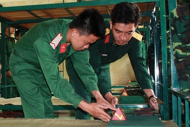 Những ngày đầu quân ngũ của các chàng “tân binh”