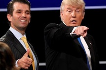 Con trai ông Trump đăng video "chế nhạo" cú ngã của Tổng thống Biden