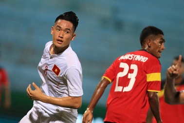 Ghi bàn, cầu thủ U19 Việt Nam ăn mừng như C.Ronaldo