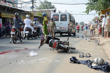 Tai nạn liên hoàn, một học sinh thiệt mạng