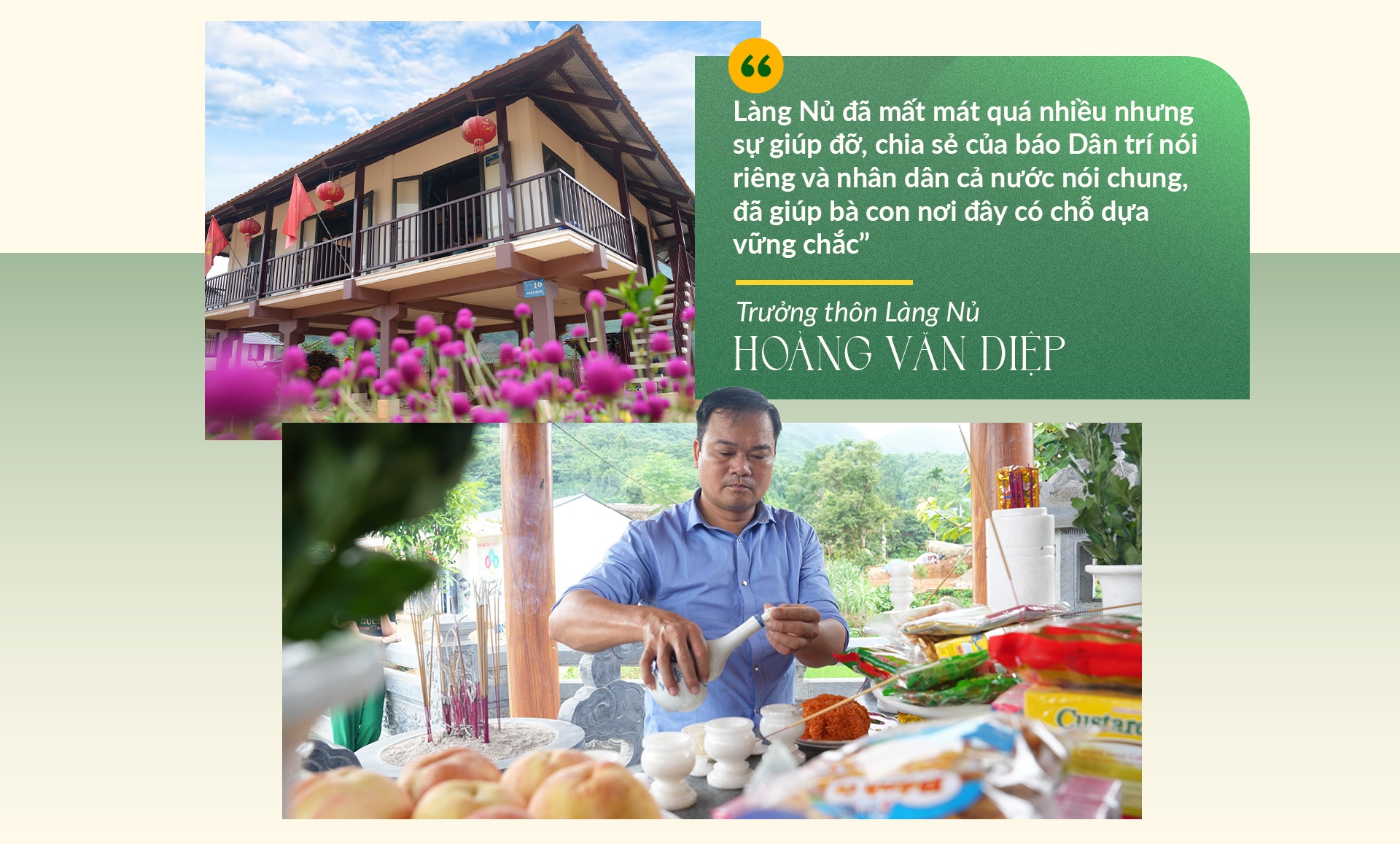Một năm sau thảm họa lũ quét Làng Nủ: Những mầm sống hồi sinh từ nỗi đau - 11 Một năm sau thảm họa lũ quét Làng Nủ: Những mầm sống hồi sinh từ nỗi đau - 11