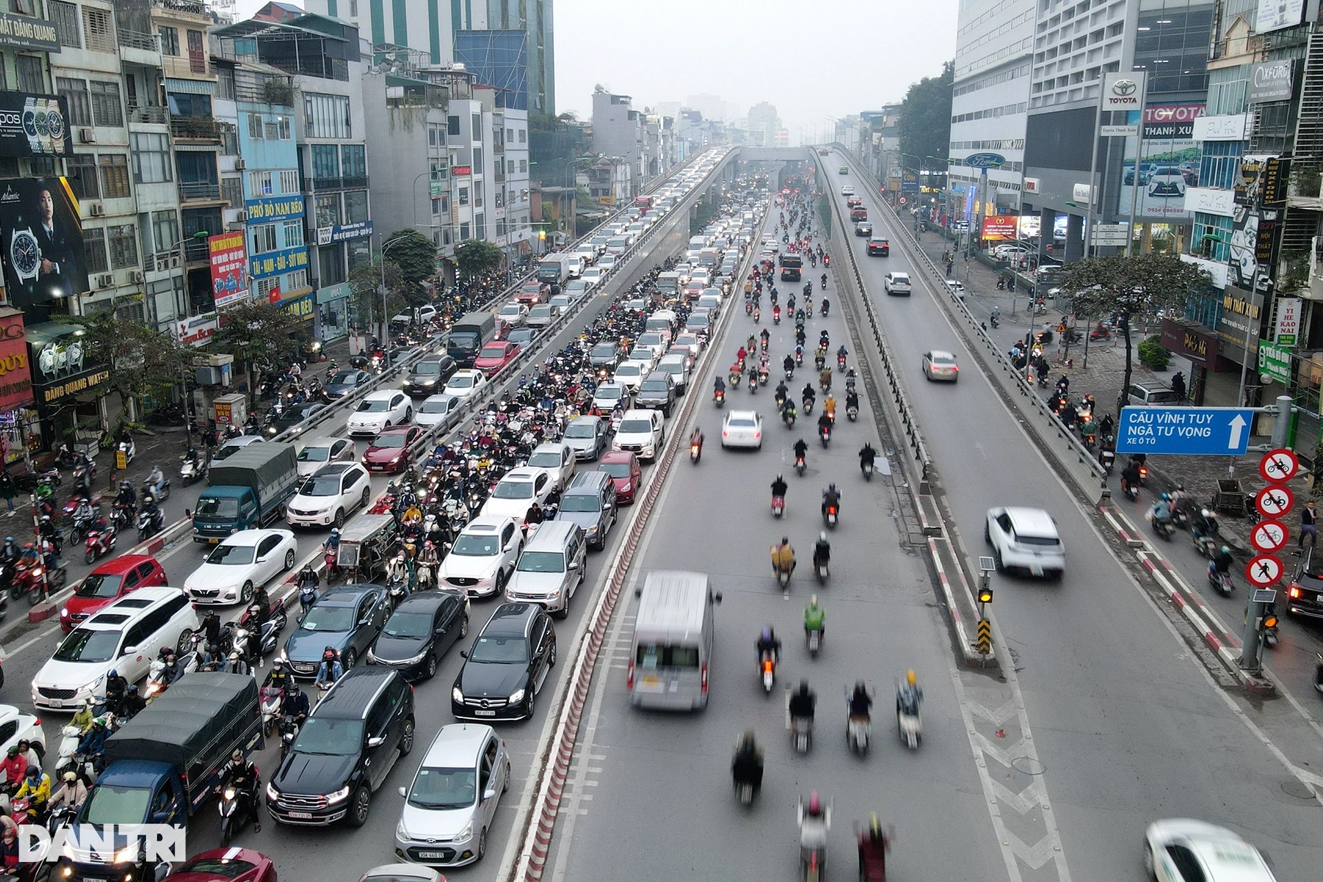 Làm vành đai 2 trên cao đoạn Ngã Tư Sở - Cầu Giấy có khả thi?