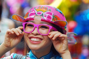 Giới trẻ Hà thành hồ hởi đi chơi Trung thu sớm