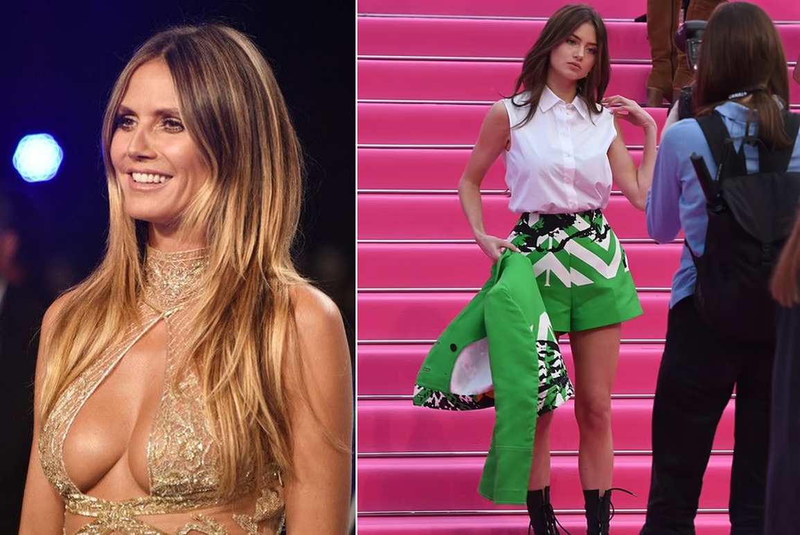 Con gái chân dài Heidi Klum van xin mẹ để được làm người mẫu - 2 Con gái chân dài Heidi Klum van xin mẹ để được làm người mẫu - 2
