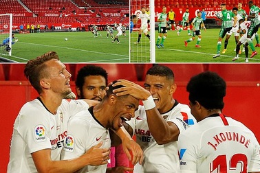 Sevilla thắng trận derby trong ngày La Liga trở lại