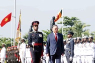 Sri Lanka bắn 21 loạt đại bác chào mừng Tổng Bí thư, Chủ tịch nước Tô Lâm