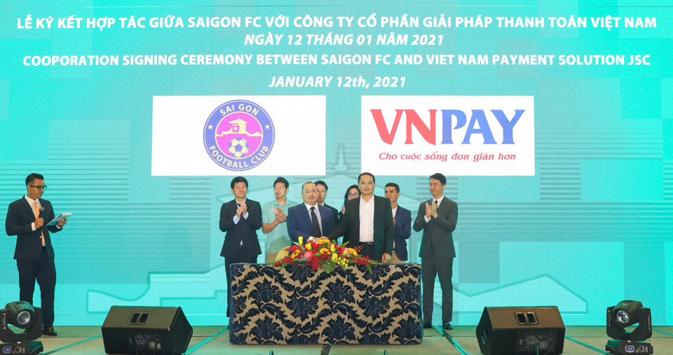 VNPAY hợp tác với Câu lạc bộ bóng đá Sài Gòn (SaiGon FC) triển khai hệ thống bán vé bóng đá trực tuyến - 1 VNPAY hợp tác với Câu lạc bộ bóng đá Sài Gòn (SaiGon FC) triển khai hệ thống bán vé bóng đá trực tuyến - 1