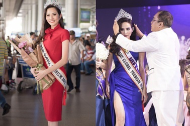 Nữ hoàng Du lịch toàn cầu 2018 về nước sau sự cố “quên” trao vương miện