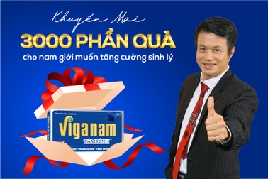 Viganam Tâm Bình khuyến mãi 3.000 phần quà cho nam giới muốn tăng cường sinh lý