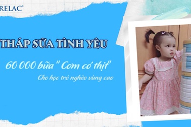 Chọn sữa PureLac: Mẹ và bé đã góp 3 bữa cơm có thịt cho trò nghèo vùng cao