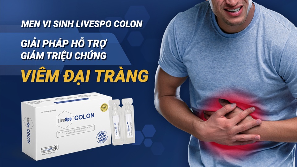 Men vi sinh LiveSpo Colon - Giải pháp hỗ trợ giảm triệu chứng viêm đại tràng - 1 Men vi sinh LiveSpo Colon - Giải pháp hỗ trợ giảm triệu chứng viêm đại tràng - 1