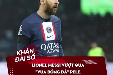 Lionel Messi vượt qua "Vua bóng đá" Pele, cân bằng kỷ lục của C.Ronaldo