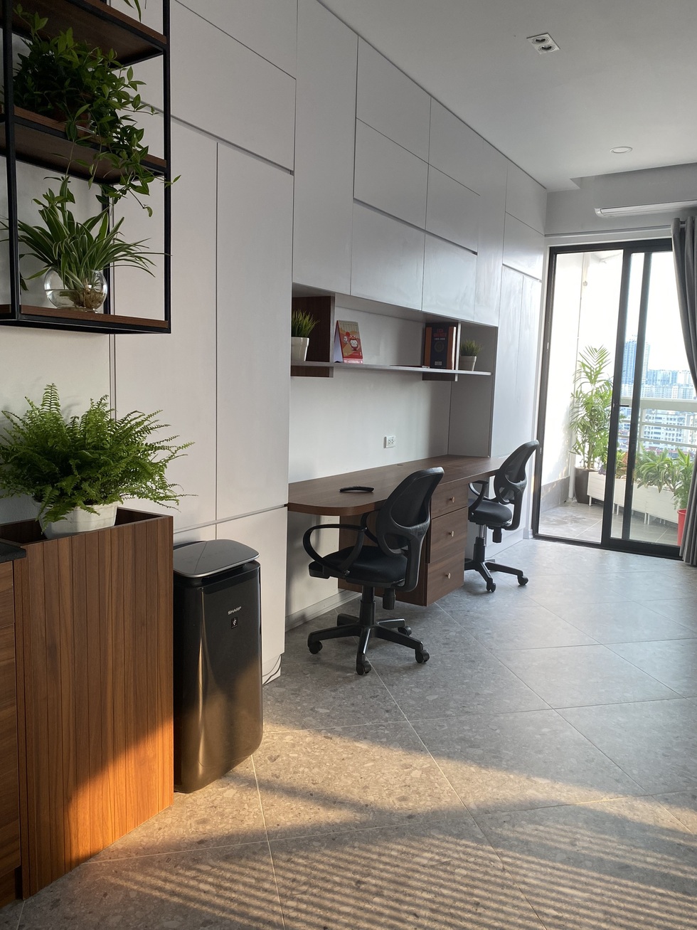 Biến căn hộ 120 m2 siêu cũ thành nơi nghỉ dưỡng sang chảnh lúc giãn cách - 18 Biến căn hộ 120 m2 siêu cũ thành nơi nghỉ dưỡng sang chảnh lúc giãn cách - 18