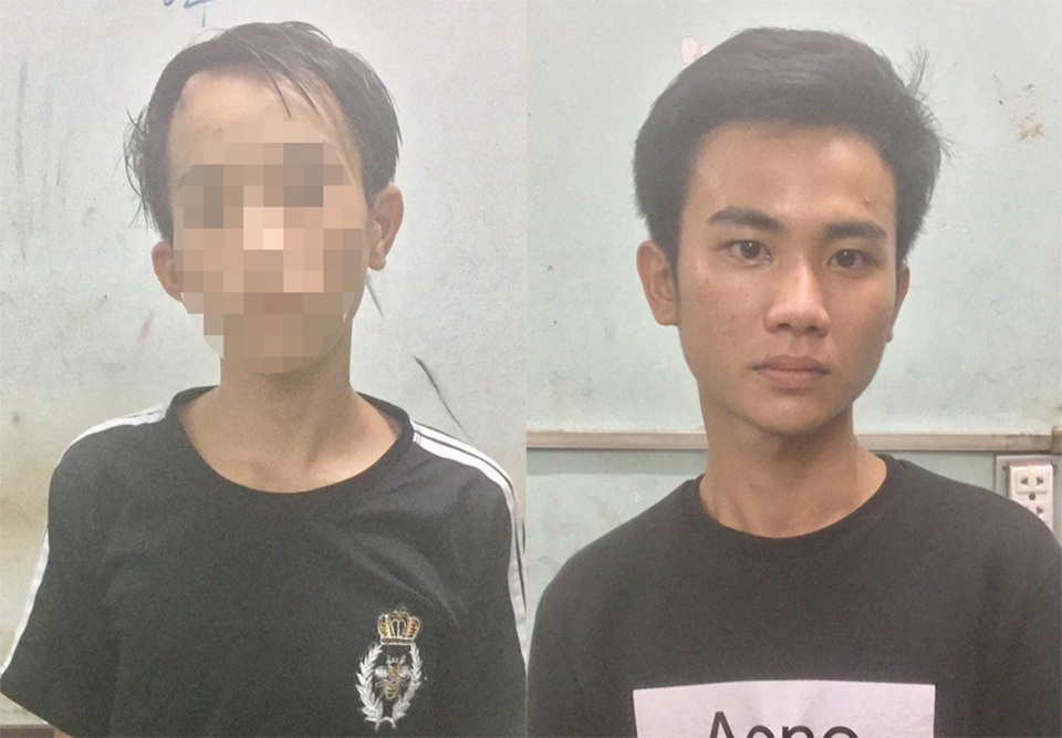 Bị 2 phụ nữ truy đuổi, 3 tên cướp chạy vào hẻm cụt rồi vứt lại xe máy - 1