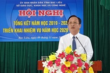 Phó Bí thư Bạc Liêu: Phải chống tình trạng lạm thu trong ngành Giáo dục