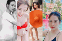 Những bà bầu sành điệu, chẳng ngại diện bikini của showbiz Việt 2020