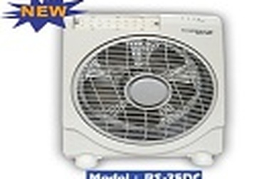 Quạt tích điện 2 ắc quy của Komasu