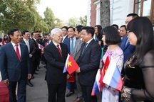 Tổng Bí thư: Gìn giữ và phát huy truyền thống quan hệ tốt đẹp Việt Nam - Liên bang Nga