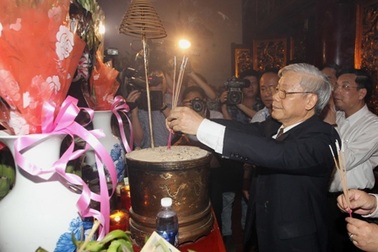 Tổng Bí thư Nguyễn Phú Trọng thăm và làm việc tại Phú Thọ