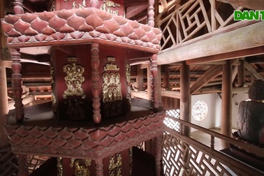 Kiệt tác điêu khắc tòa Cửu phẩm liên hoa chùa Bút Tháp