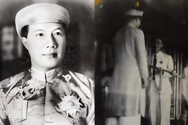 Thời khắc Bảo Đại thoái vị, bỏ ngai vàng, trao ấn kiếm xuống làm thường dân