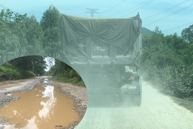 Lập đoàn kiểm tra tuyến đường liên xã bị băm nát vì "gánh" 5 mỏ đá