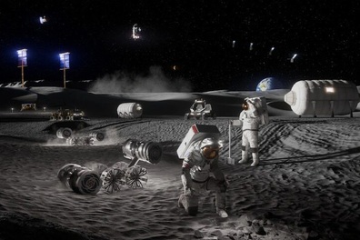 NASA phác thảo căn cứ Mặt Trăng có quy mô như một thành phố