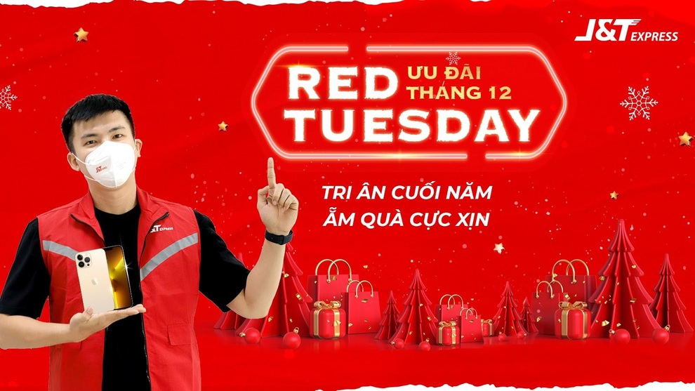 JT Express tri ân khách hàng cuối năm qua chương trình Red Tuesday - 1 JT Express tri ân khách hàng cuối năm qua chương trình Red Tuesday - 1