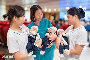 Ca sinh ba cách nhau 36 giờ đặc biệt tại Việt Nam