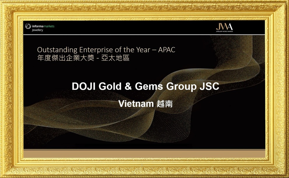 DOJI khẳng định vị thế đầu ngành trang sức vàng bạc đá quý trong các bảng xếp hạng 2021 - 2 DOJI khẳng định vị thế đầu ngành trang sức vàng bạc đá quý trong các bảng xếp hạng 2021 - 2
