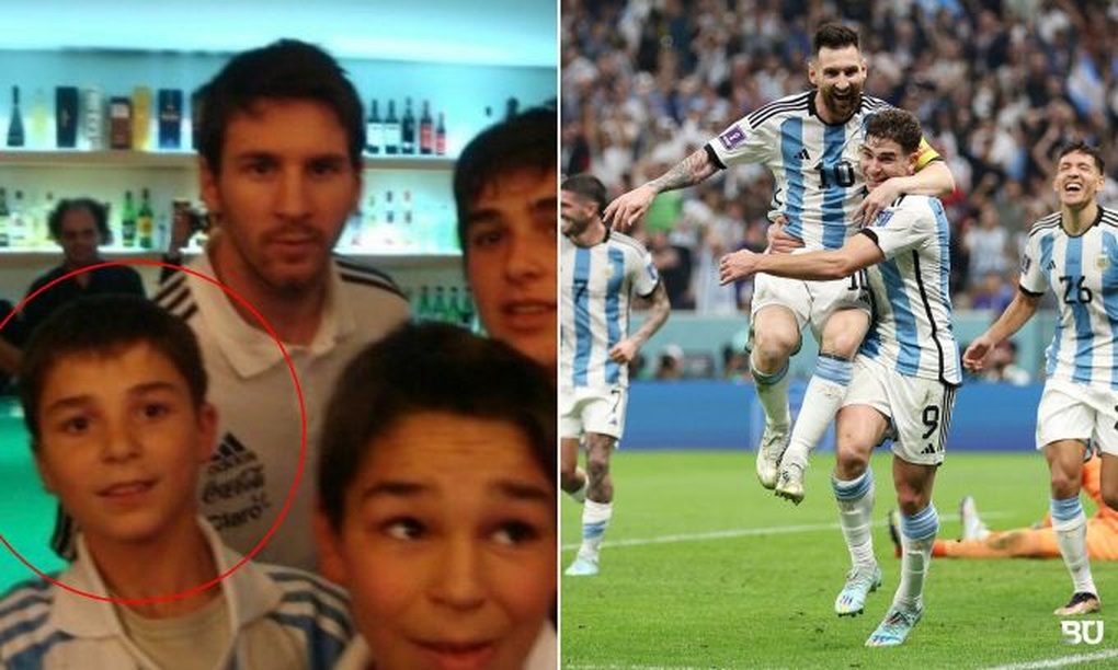Bức ảnh từ 10 năm trước của Messi và Alvarez gây sốt mạng xã hội - 1 Bức ảnh từ 10 năm trước của Messi và Alvarez gây sốt mạng xã hội - 1