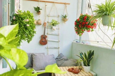 "Thay áo mới" cho ban công bằng những cách đơn giản để đón đông về