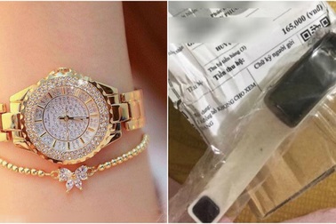 Đặt đồng hồ sang chảnh, nhận về đồng hồ nhựa, cô gái lên mạng than liền bị mắng