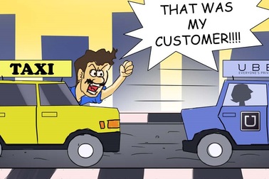 Taxi truyền thống và Uber, Grab: "Cuộc chiến" có cân sức?