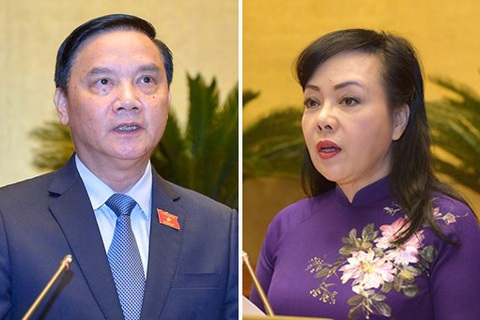 Thủ tướng, Phó Chủ tịch Quốc hội trình Quốc hội miễn nhiệm nhân sự