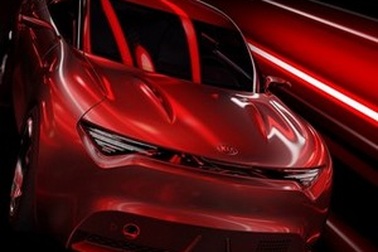 Hé lộ hình ảnh mẫu xe mới của Kia
