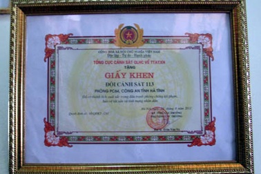 Khen thưởng đội CS 113 giải cứu thành công cô gái bị lừa bán dâm