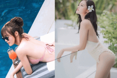 Thuỳ Anh cùng Lan Ngọc sexy bốc lửa với bikini